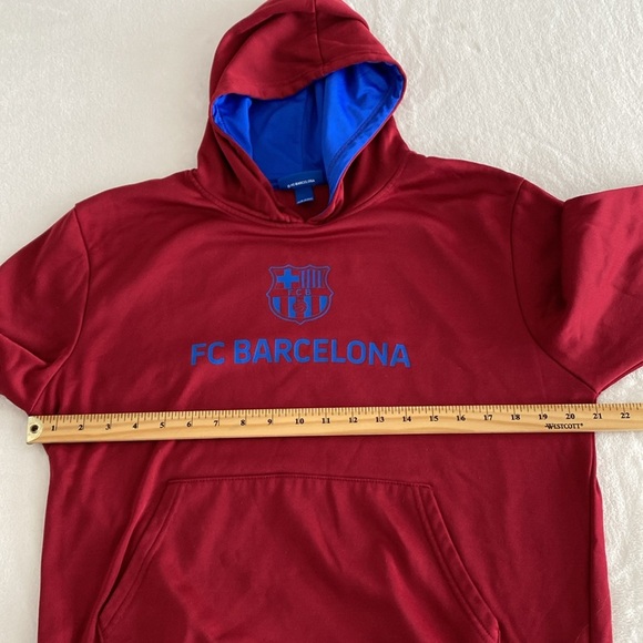 FC Barcelona Messi Red Hoodie - Picture 6 of 10